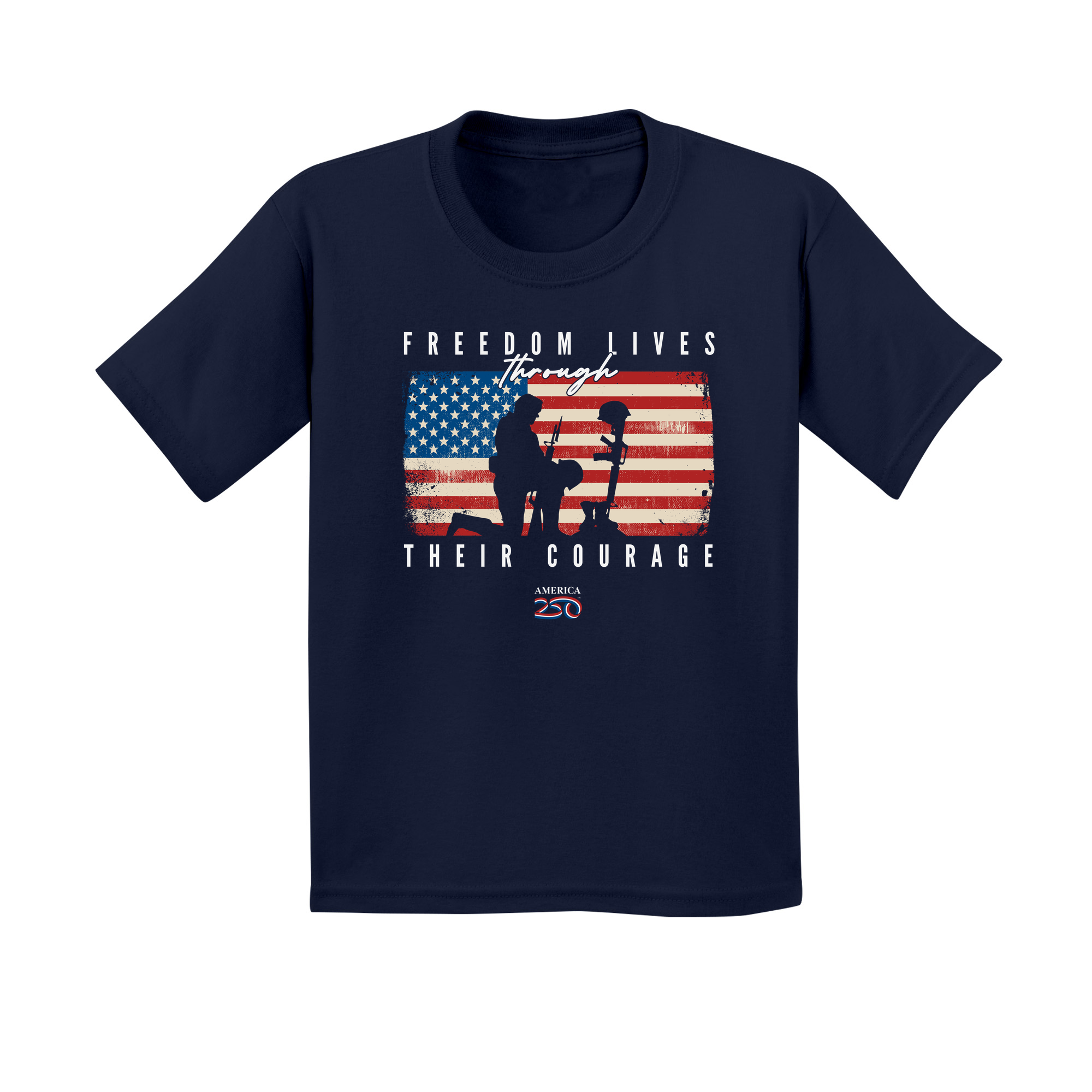 Kids Small Navy Style_T-Shirt