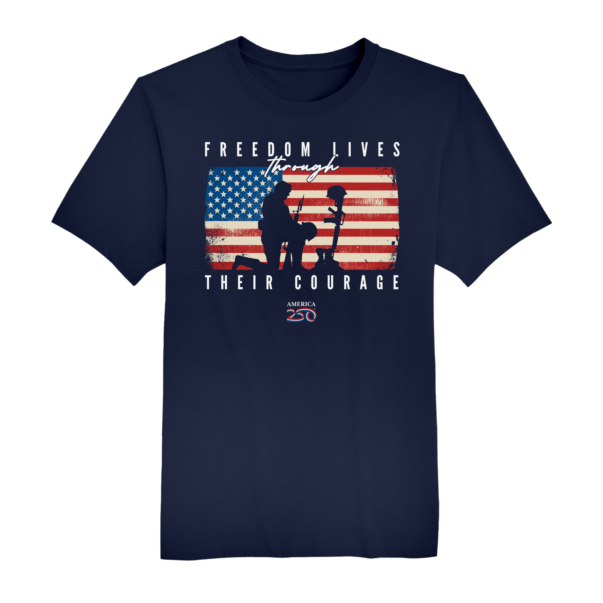 Mens Small Navy Short Sleeve Tee
