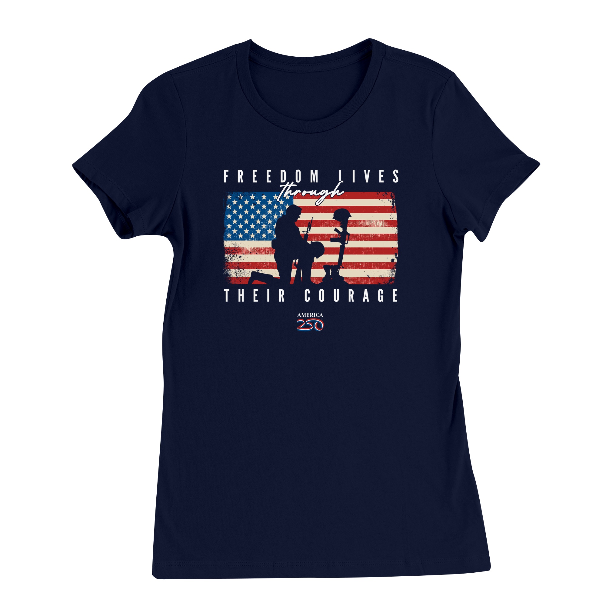 Womens Small Navy Women's Short Sleeve Tee