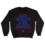 Unisex Small Black Crewneck Sweatshirt