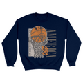 Unisex Small Navy Crewneck Sweatshirt