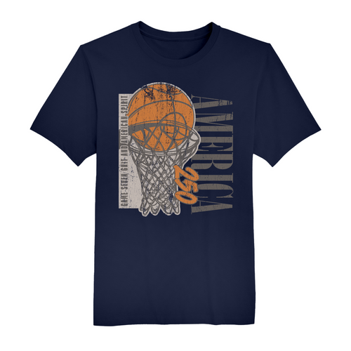 Mens Small Navy Short Sleeve Tee