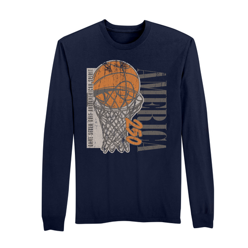 Mens Small Strong Navy Style_Long Sleeve