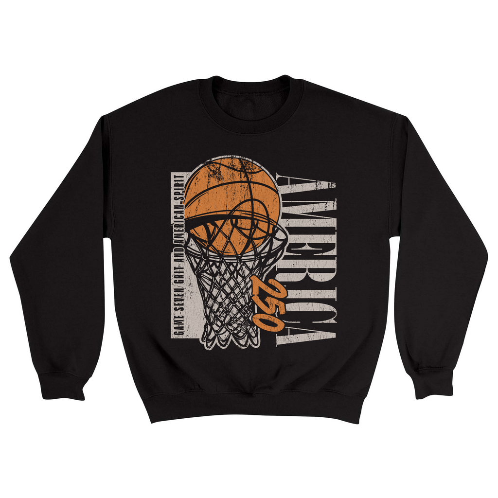 Unisex Small Black Crewneck Sweatshirt