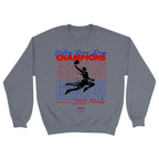 Unisex Small Dark Ash Crewneck Sweatshirt
