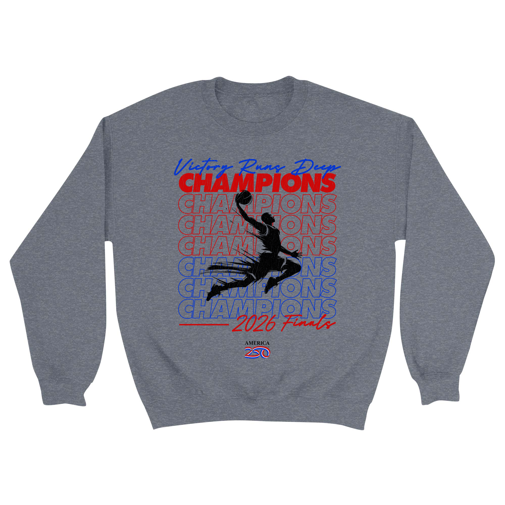 Unisex Small Dark Ash Crewneck Sweatshirt