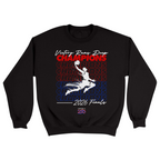 Unisex Small Black Crewneck Sweatshirt