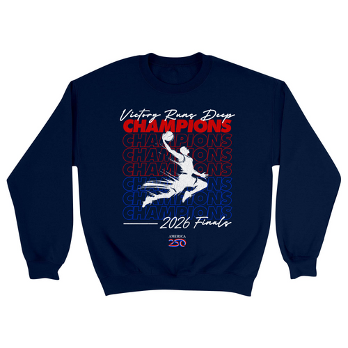 Unisex Small Navy Crewneck Sweatshirt