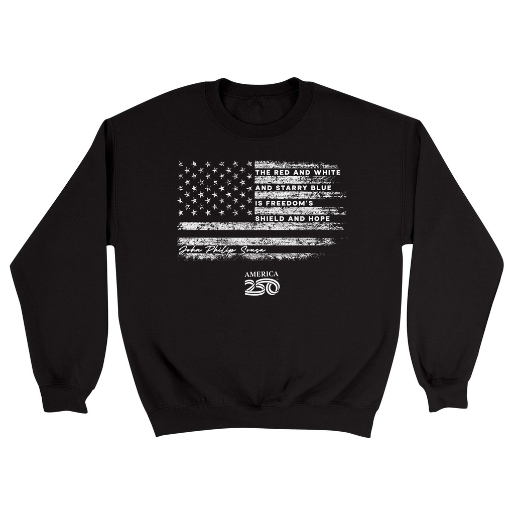 Unisex Small Black Crewneck Sweatshirt