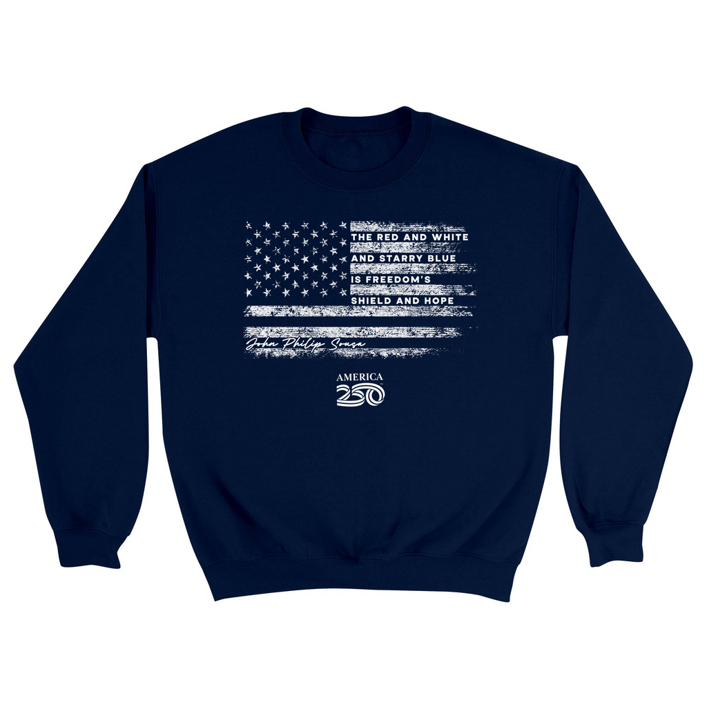 Unisex Small Navy Crewneck Sweatshirt