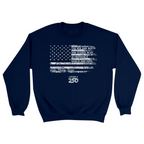 Unisex Small Navy Crewneck Sweatshirt