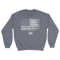 Unisex Small Dark Ash Crewneck Sweatshirt