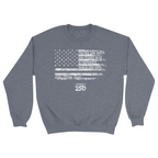 Unisex Small Dark Ash Crewneck Sweatshirt
