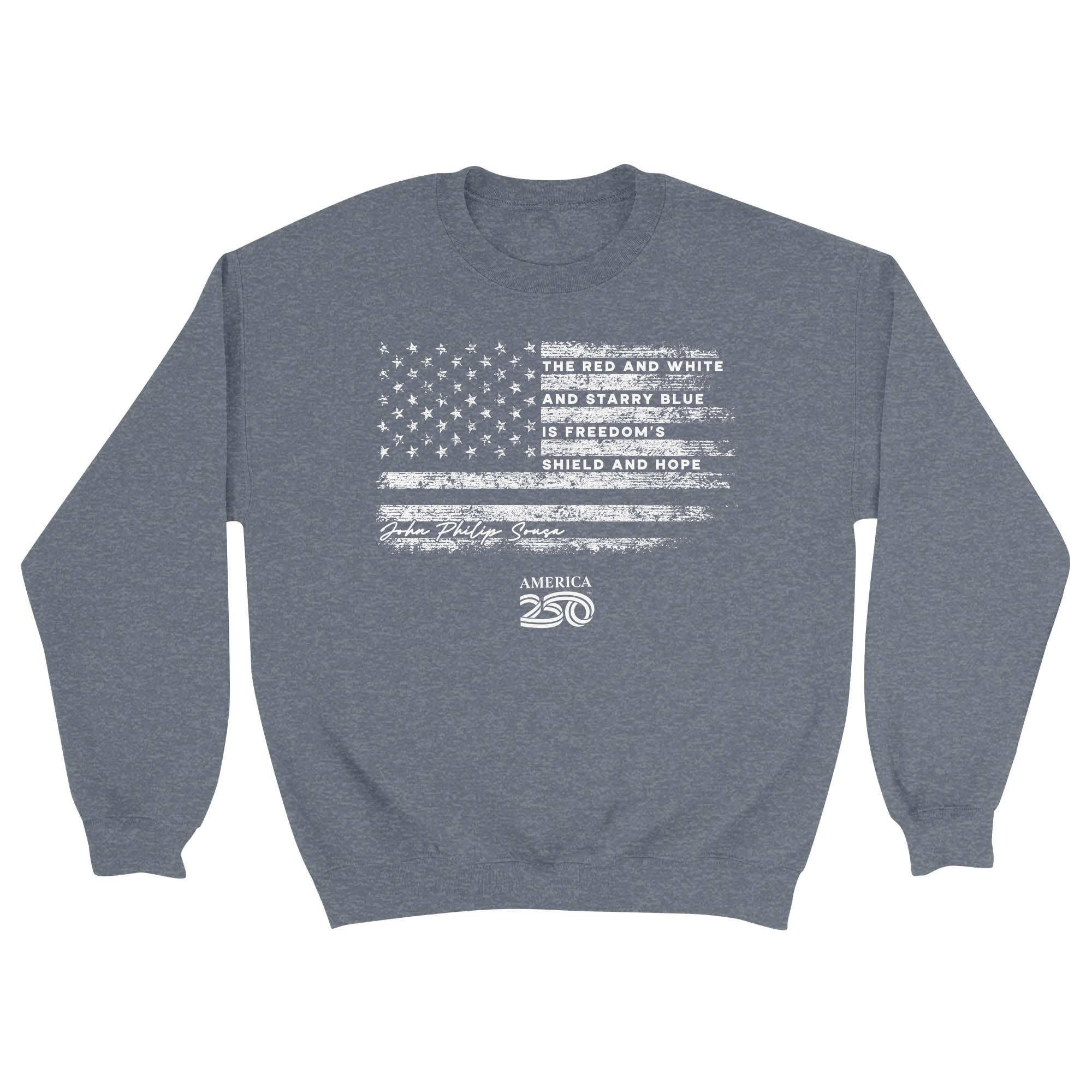 Unisex Small Dark Ash Crewneck Sweatshirt