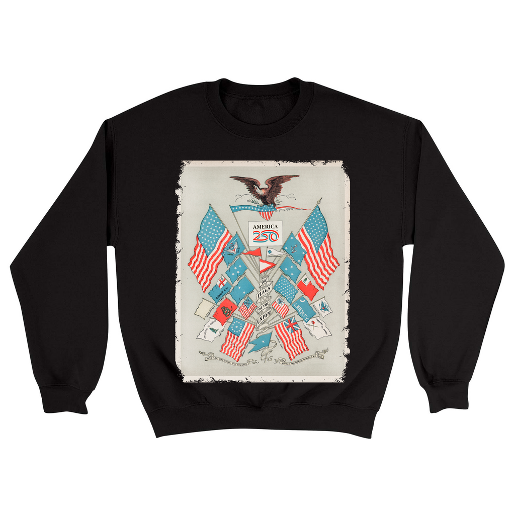 Unisex Small Black Crewneck Sweatshirt