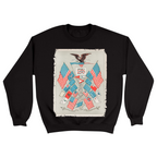 Unisex Small Black Crewneck Sweatshirt