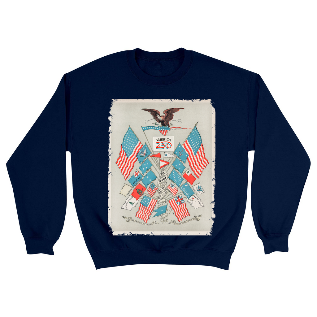 Unisex Small Navy Crewneck Sweatshirt