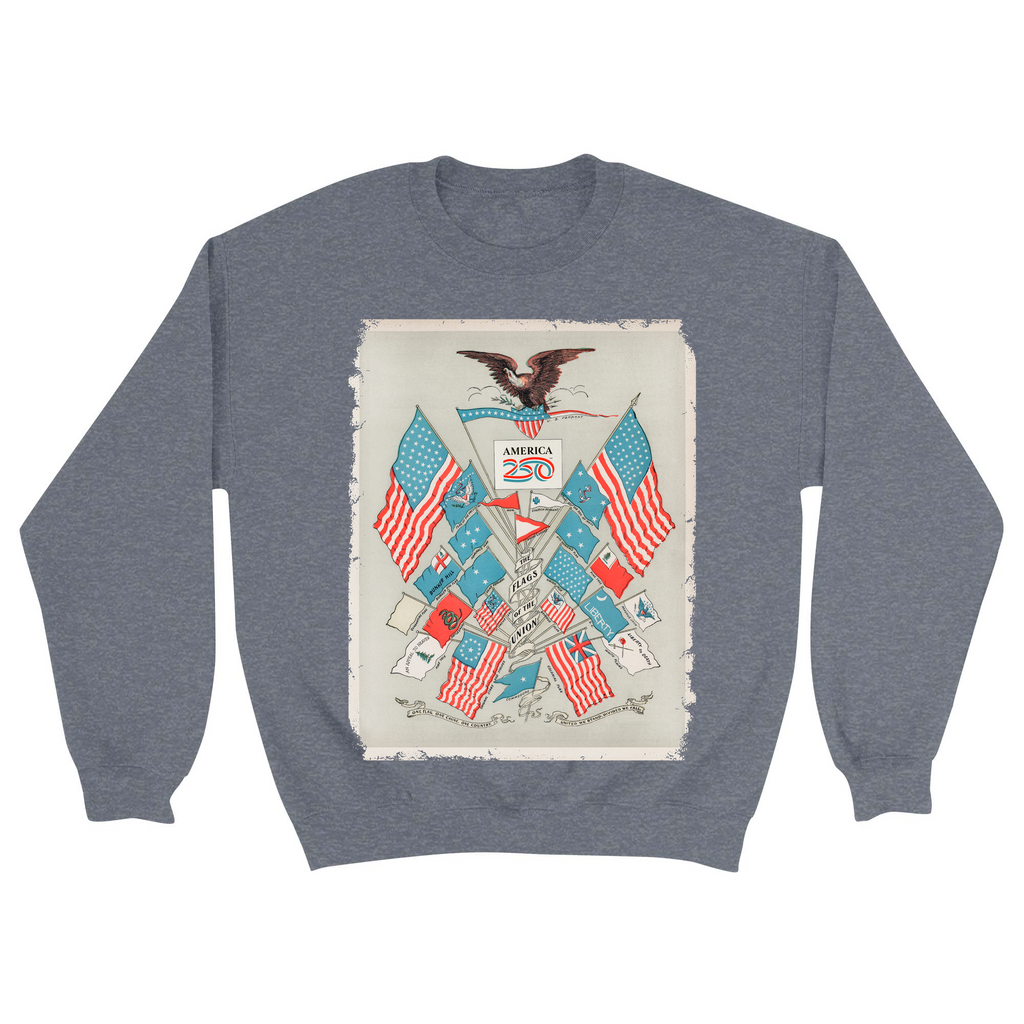 Unisex Small Dark Ash Crewneck Sweatshirt