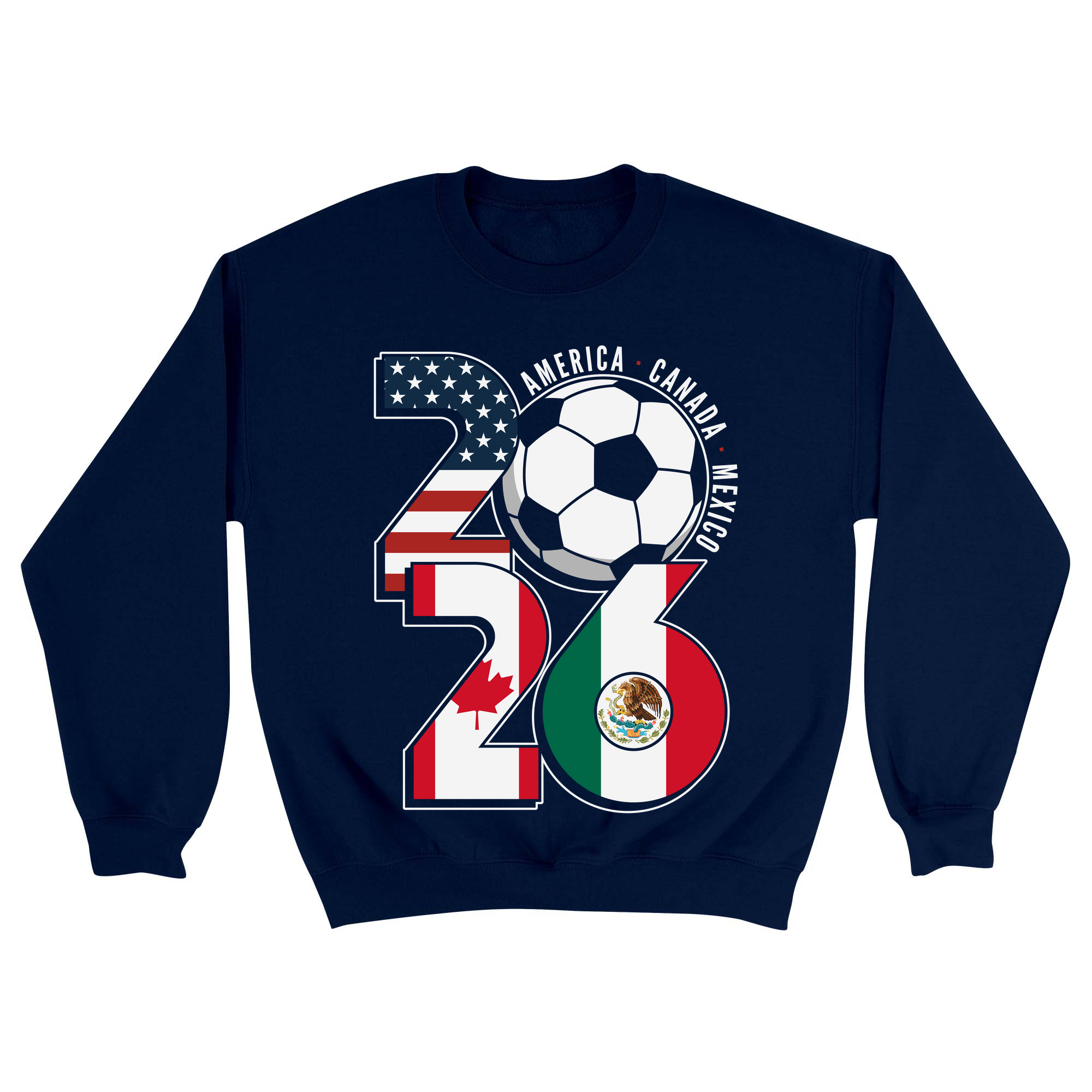 Unisex Small Navy Crewneck Sweatshirt