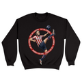 Unisex Small Black Crewneck Sweatshirt