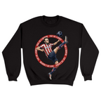Unisex Small Black Crewneck Sweatshirt