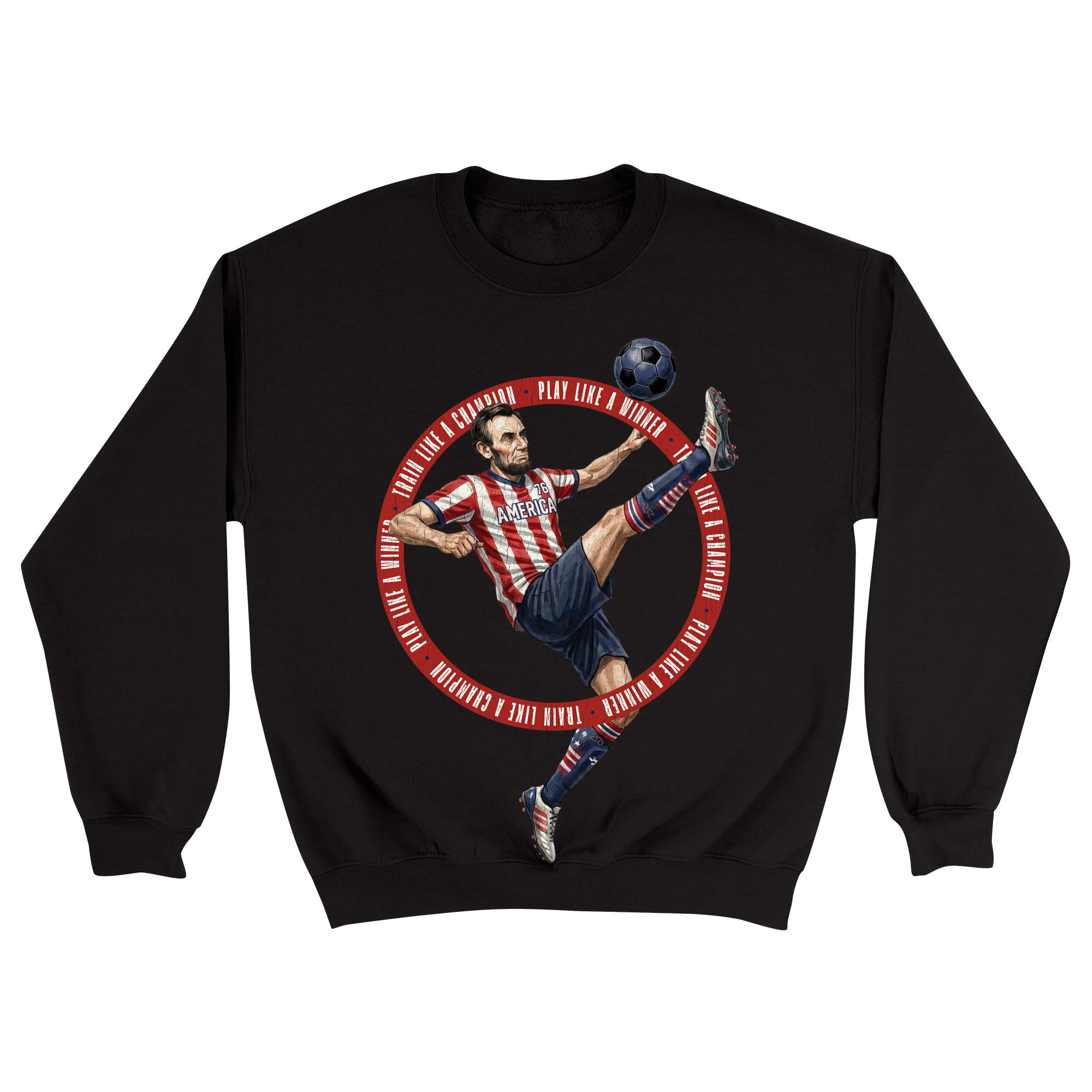 Unisex Small Black Crewneck Sweatshirt