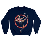 Unisex Small Navy Crewneck Sweatshirt