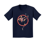 Kids Small Navy Style_T-Shirt