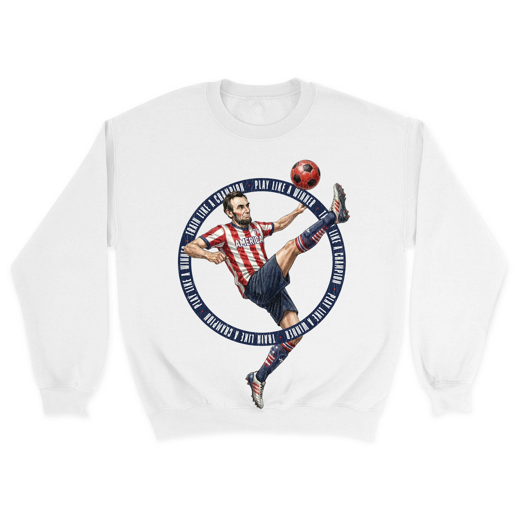 Unisex Small White Crewneck Sweatshirt