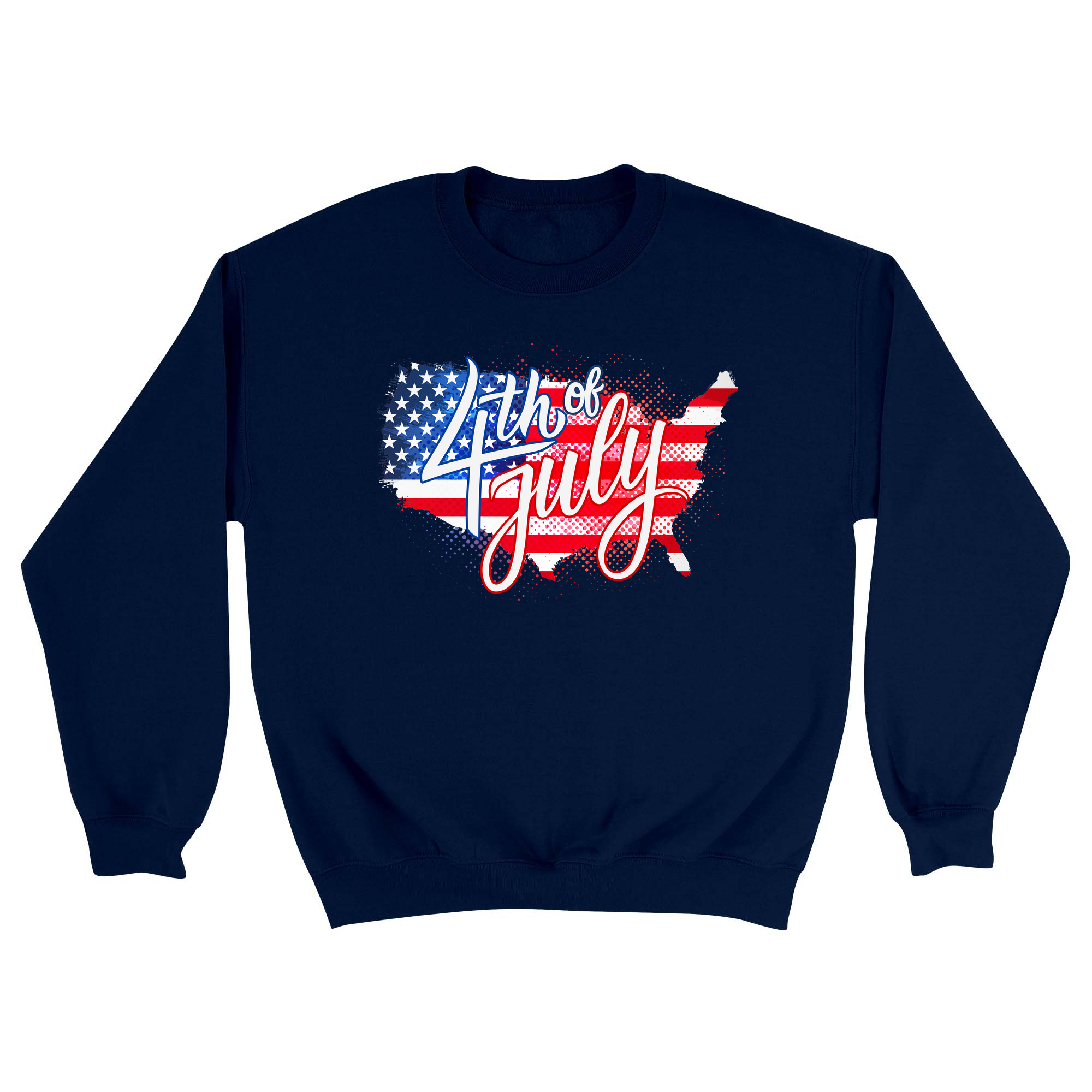 Unisex Small Navy Crewneck Sweatshirt