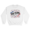 Unisex Small White Crewneck Sweatshirt