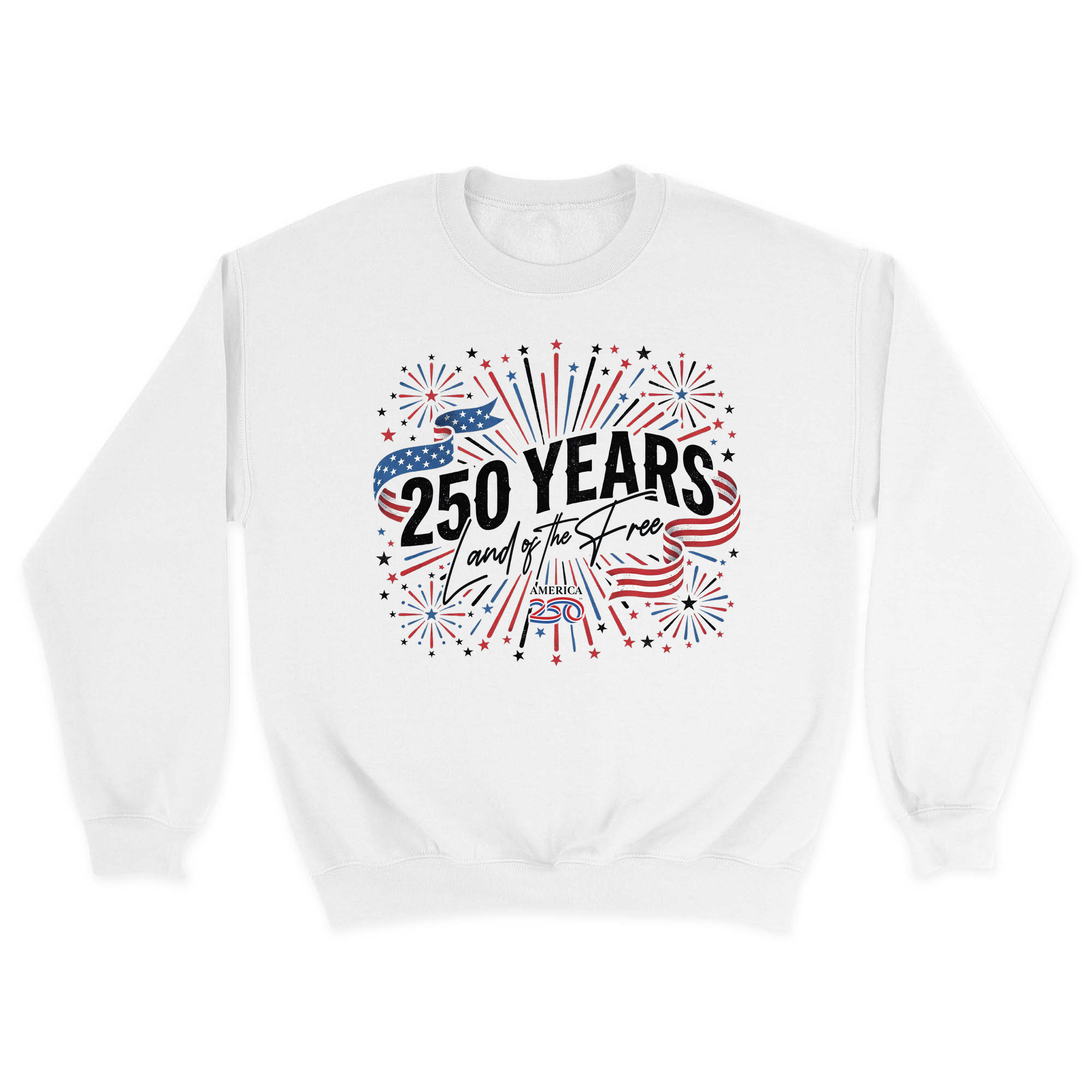 Unisex Small White Crewneck Sweatshirt