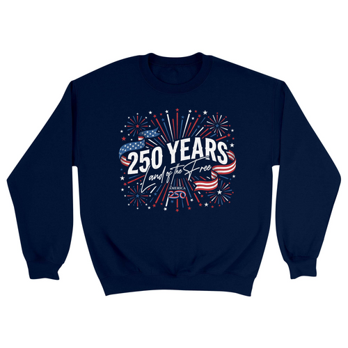 Unisex Small Navy Crewneck Sweatshirt