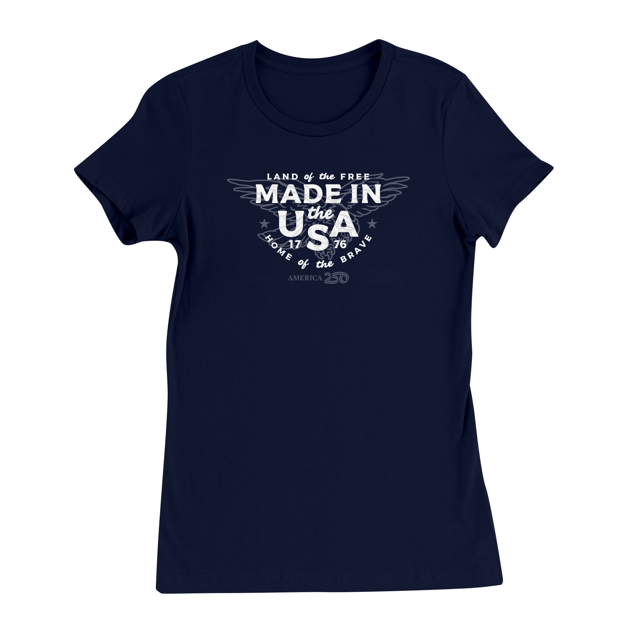 America250 Made in the USA Women's T-Shirt Navy / Medium