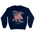Unisex Small Navy Crewneck Sweatshirt