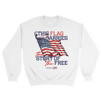 Unisex Small White Crewneck Sweatshirt