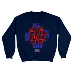 Unisex Small Navy Crewneck Sweatshirt