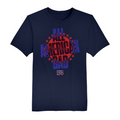 Mens Small Navy Short Sleeve Tee