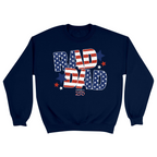 Unisex Small Navy Crewneck Sweatshirt