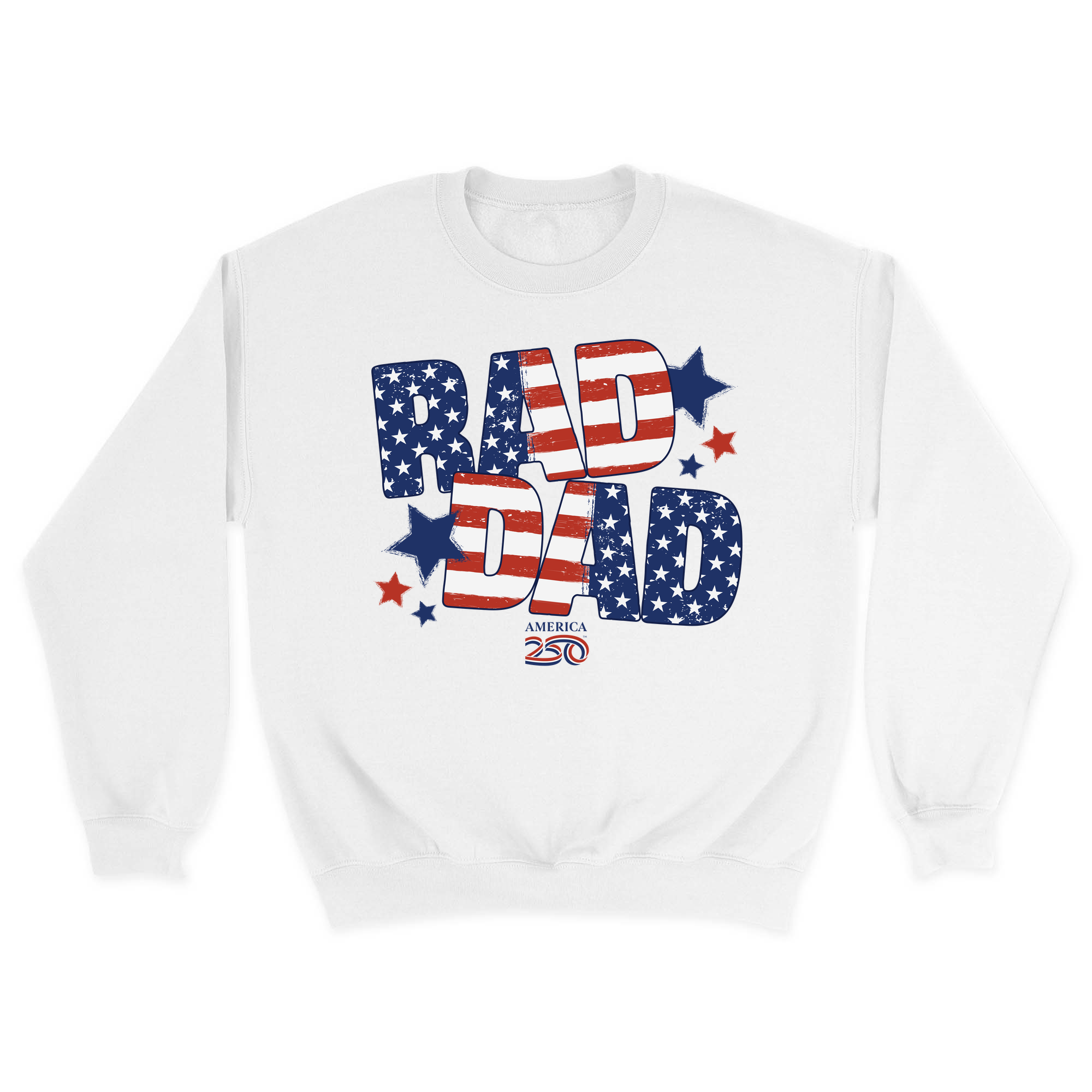 Unisex Small White Crewneck Sweatshirt