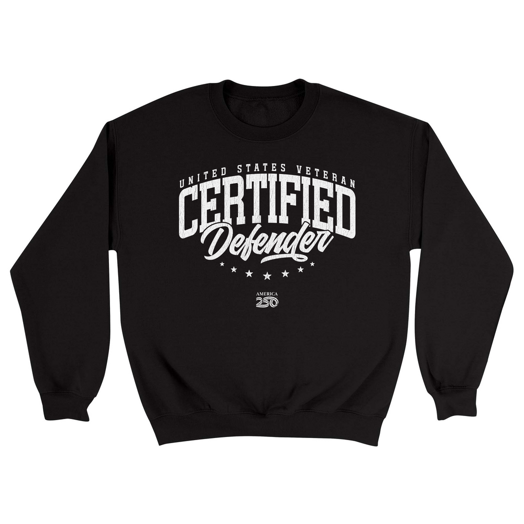 Unisex Small Black Crewneck Sweatshirt