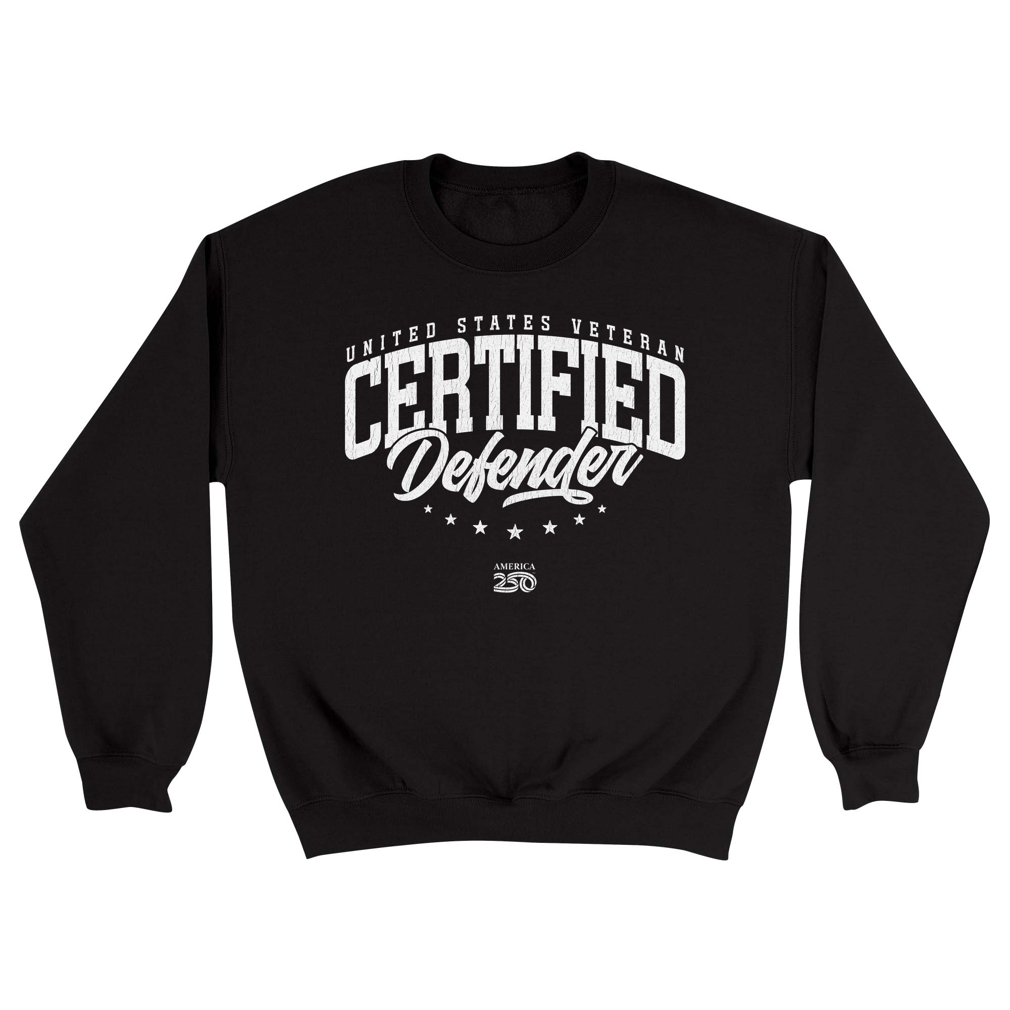 Unisex Small Black Crewneck Sweatshirt