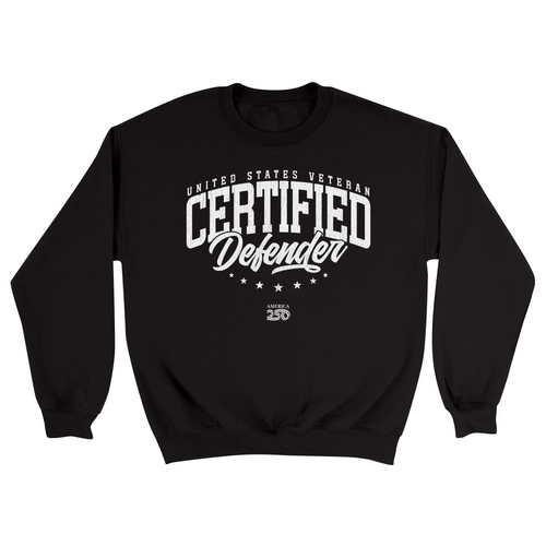 Unisex Small Black Crewneck Sweatshirt