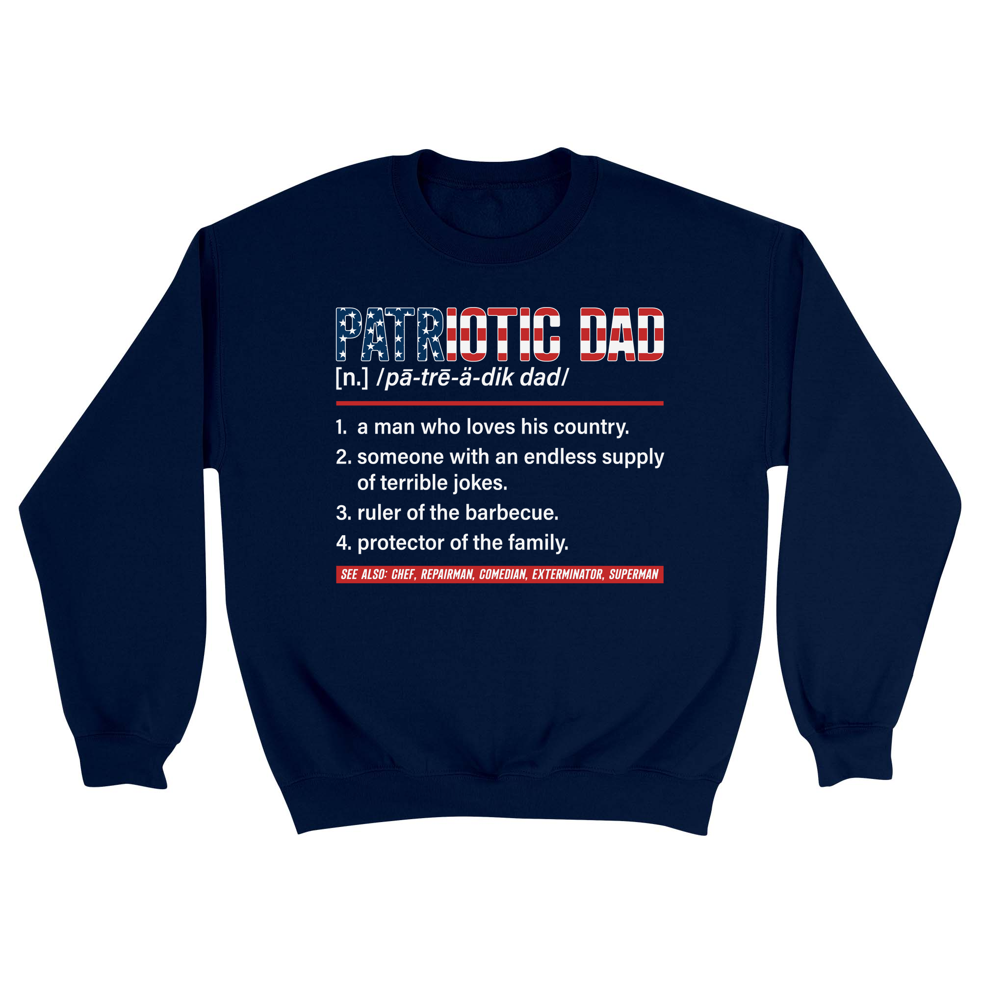 Unisex Small Navy Crewneck Sweatshirt
