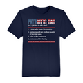 Mens Small Navy Short Sleeve Tee