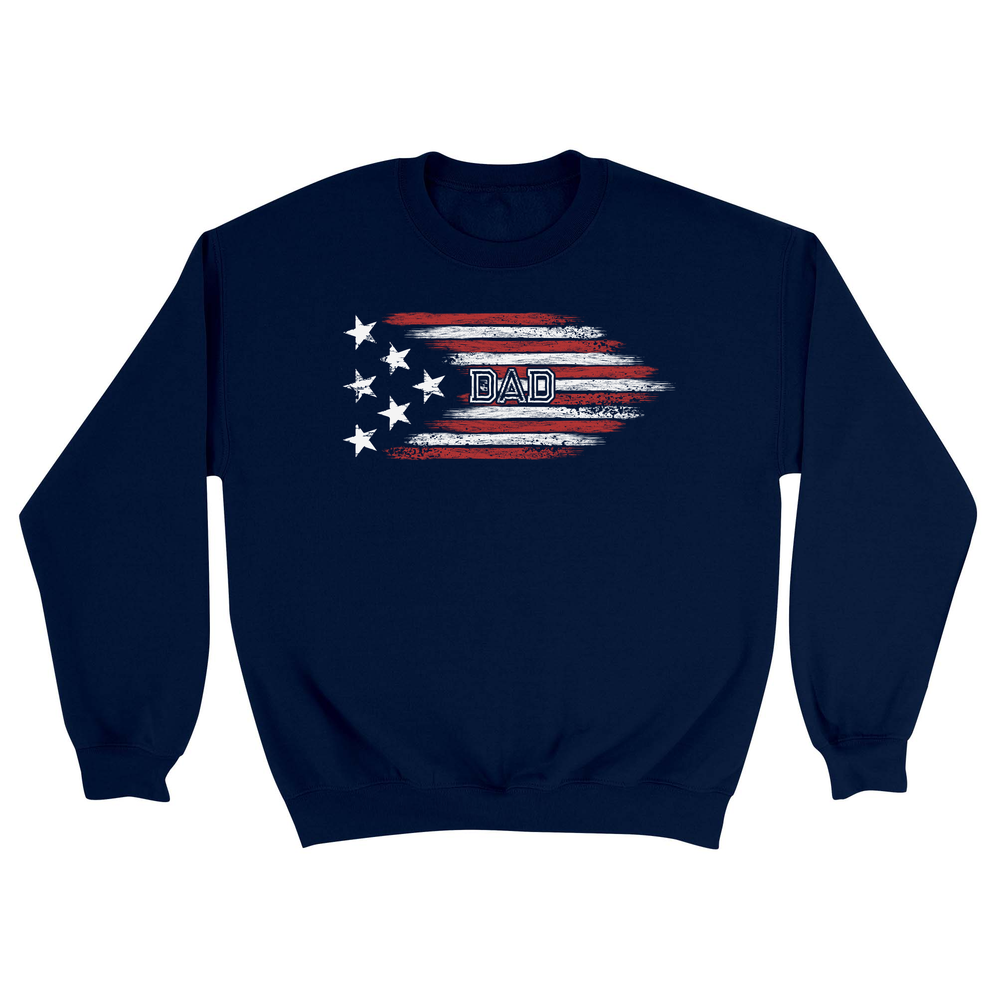 Unisex Small Navy Crewneck Sweatshirt