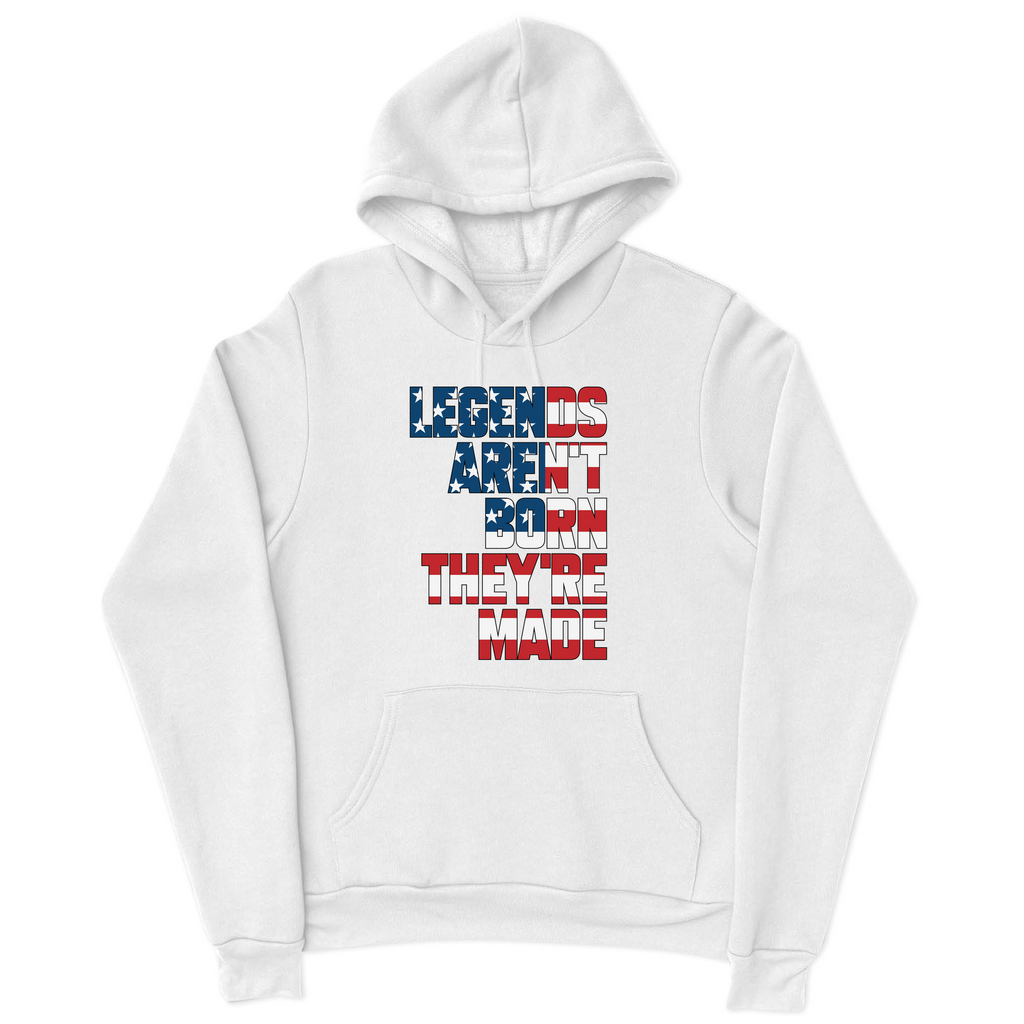 Mens Small White Style_Hoodie