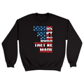 Unisex Small Black Crewneck Sweatshirt