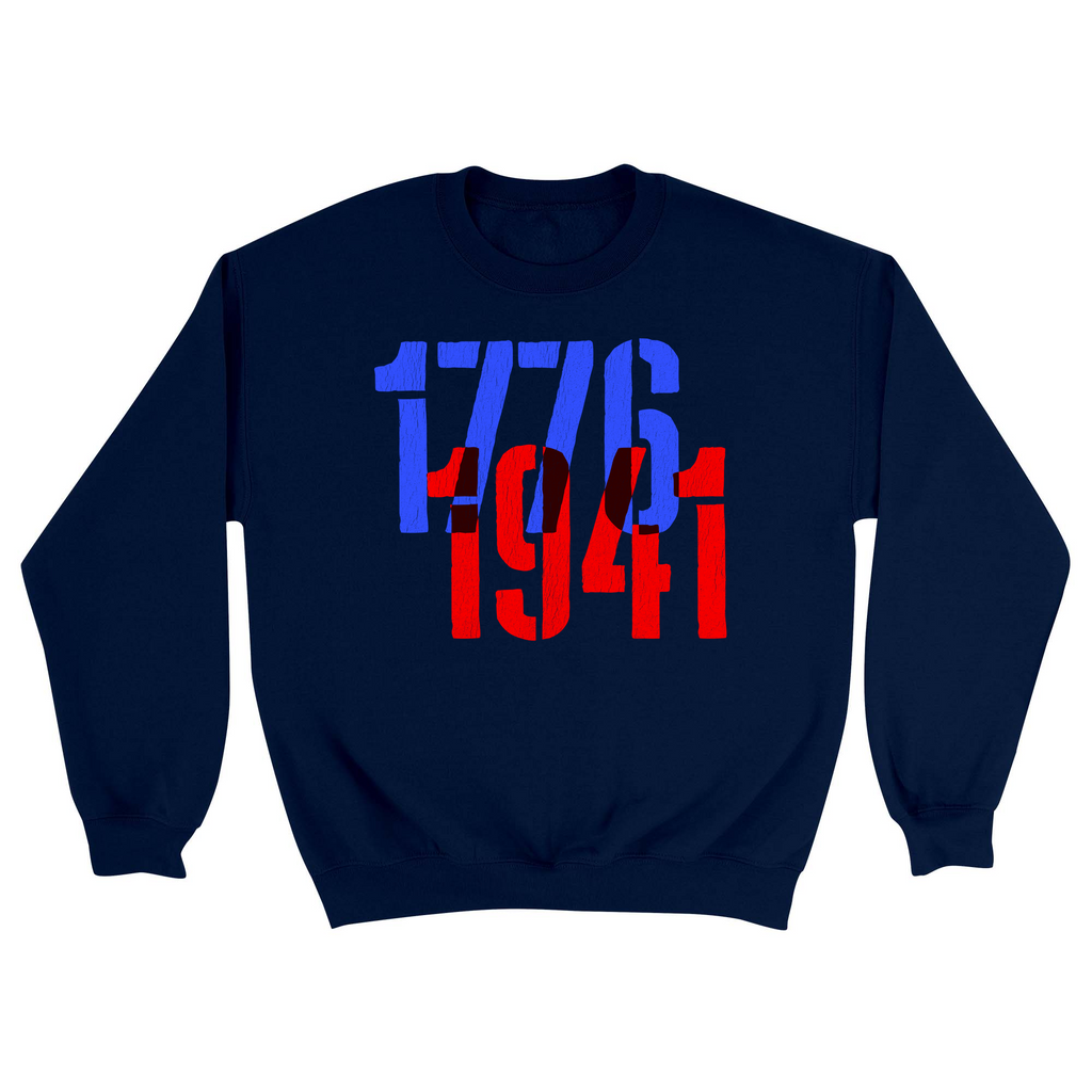 Unisex Small Navy Crewneck Sweatshirt