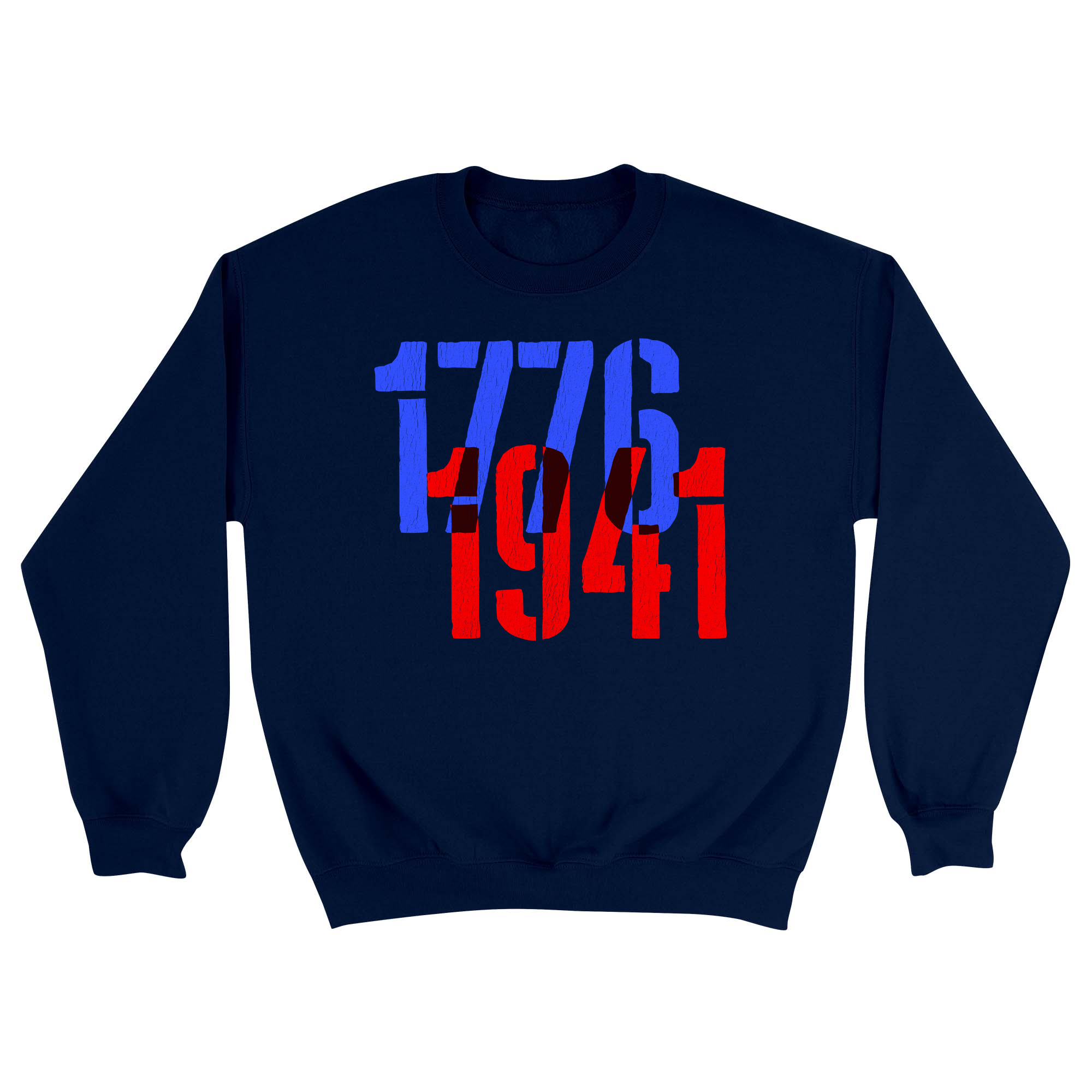 Unisex Small Navy Crewneck Sweatshirt